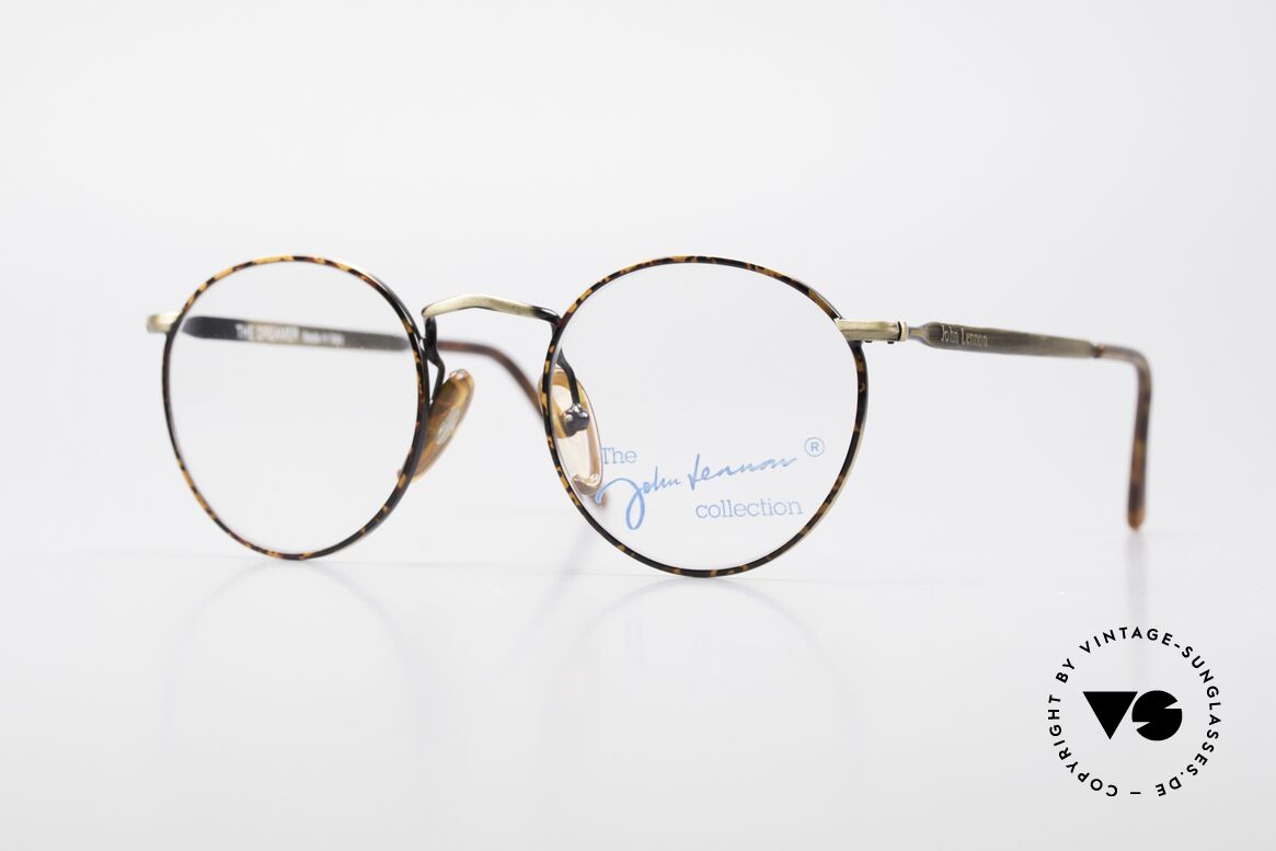John Lennon - The Dreamer Kleine Vintage Brillenfassung, vintage Brille der original 'John Lennon Collection', Passend für Herren und Damen