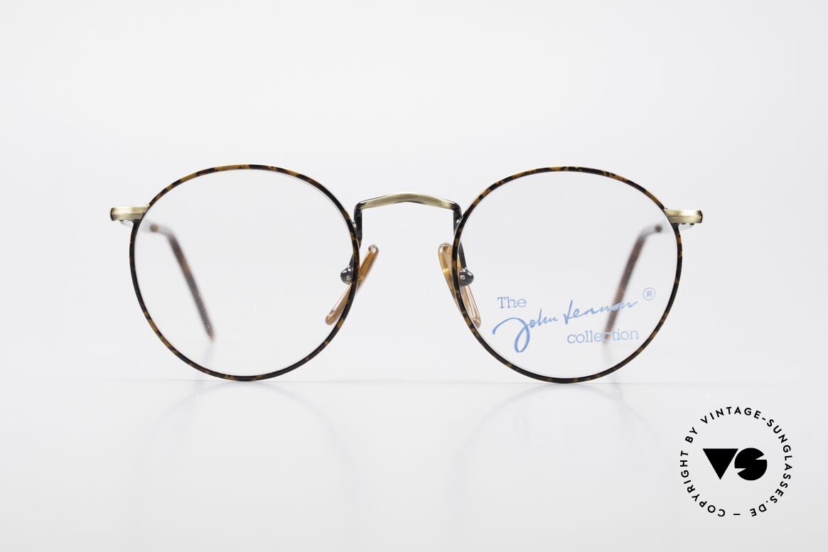 John Lennon - The Dreamer Kleine Vintage Brillenfassung, Model 'The Dreamer': Panto-Brille in 47mm Größe, Passend für Herren und Damen