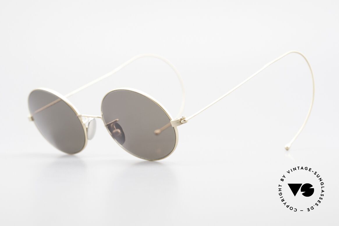 Cutler And Gross 0410 Ovale Brille Mit Sportbügeln, stilvoll & unverwechselbar; auch ohne pompöse Logos, Passend für Herren und Damen