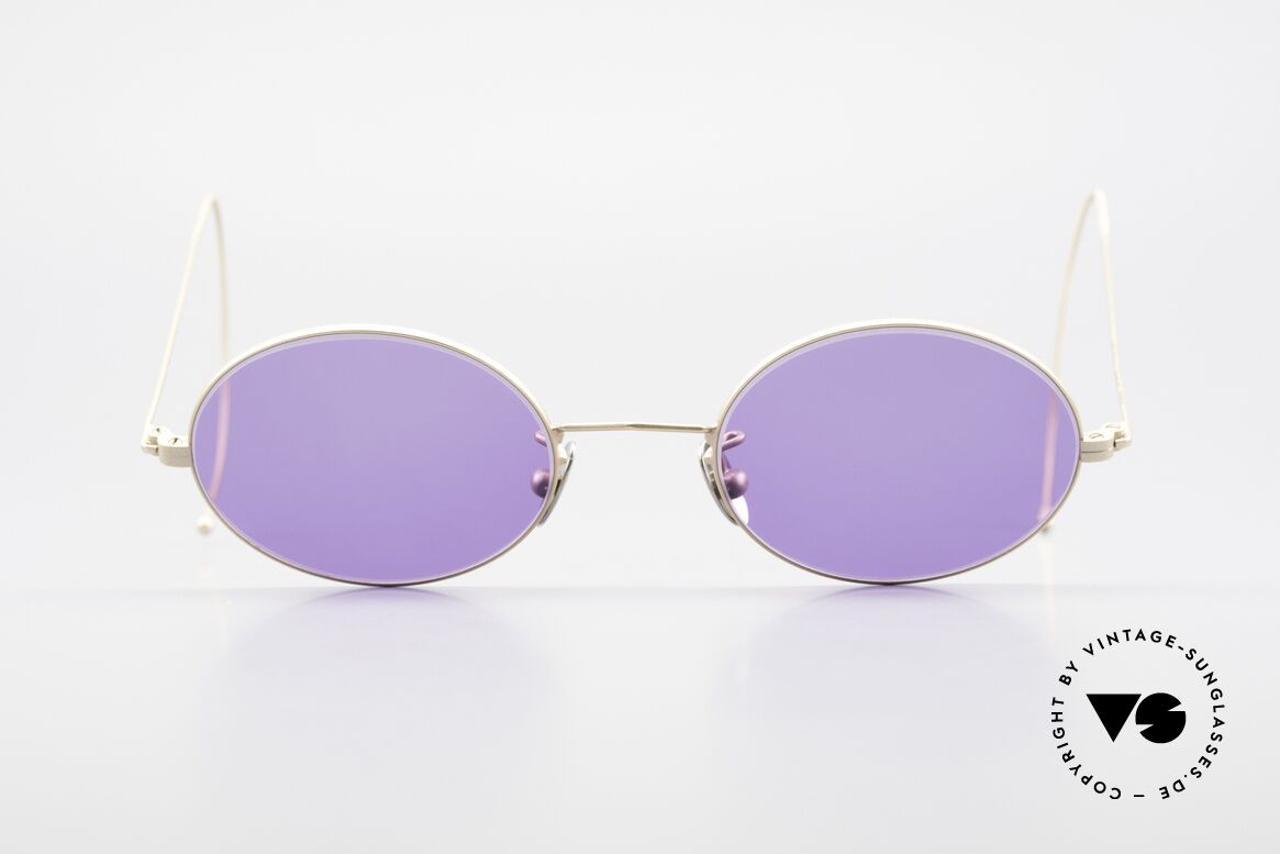 Cutler And Gross 0410 Ovale Sportbügel Sonnenbrille, Cutler & Gross London Designerbrille der späten 90er, Passend für Herren und Damen