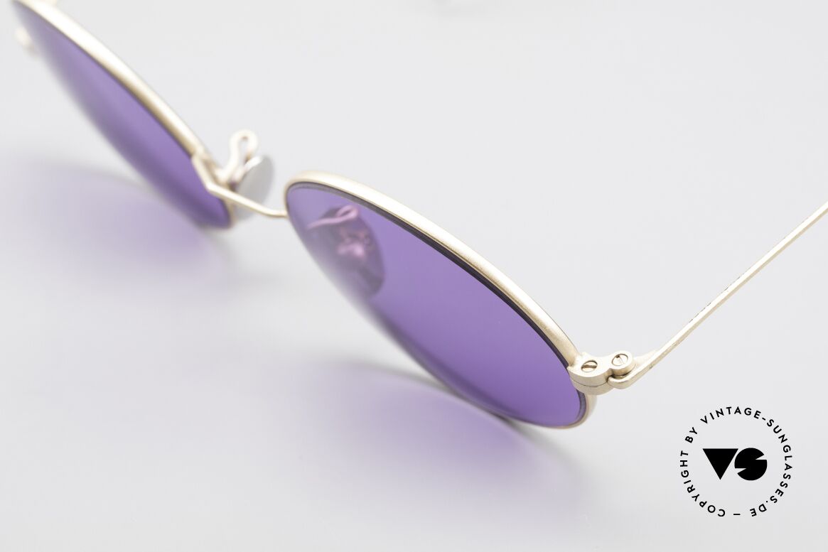 Cutler And Gross 0410 Ovale Sportbügel Sonnenbrille, ungetragen; Modell ist auch beliebig optisch verglasbar, Passend für Herren und Damen