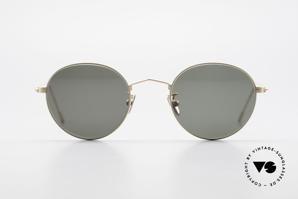Cutler And Gross 0369 Designer Panto Sonnenbrille, Cutler & Gross London Designerbrille der späten 90er, Passend für Herren und Damen