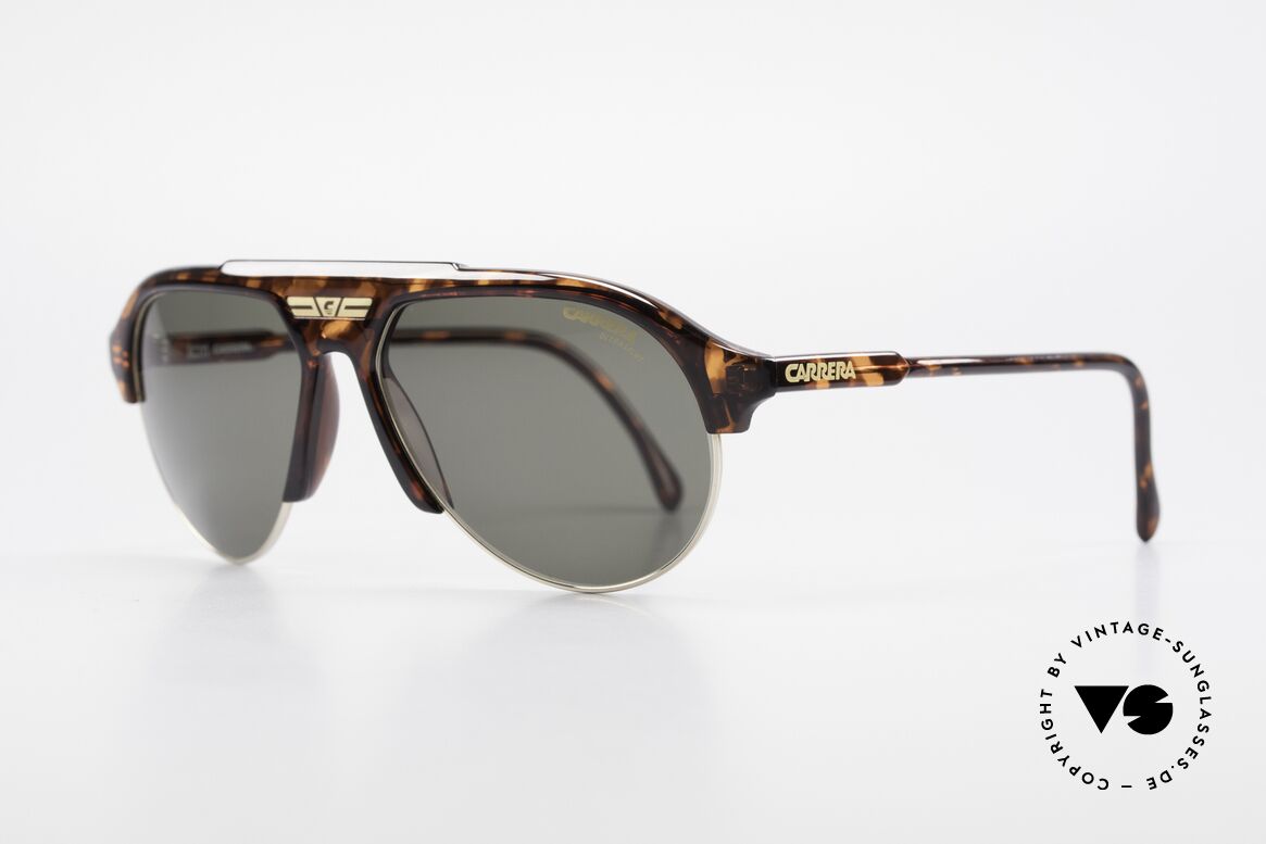 Carrera 5433 Aviator Brille Herren 90er, hochwertige Carrera Ultrasight Gläser; 100% UV Schutz, Passend für Herren