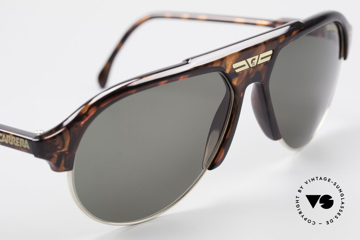 Carrera 5433 Aviator Brille Herren 90er, KEINE Retrobrille, sondern ein 25 Jahre altes Original, Passend für Herren