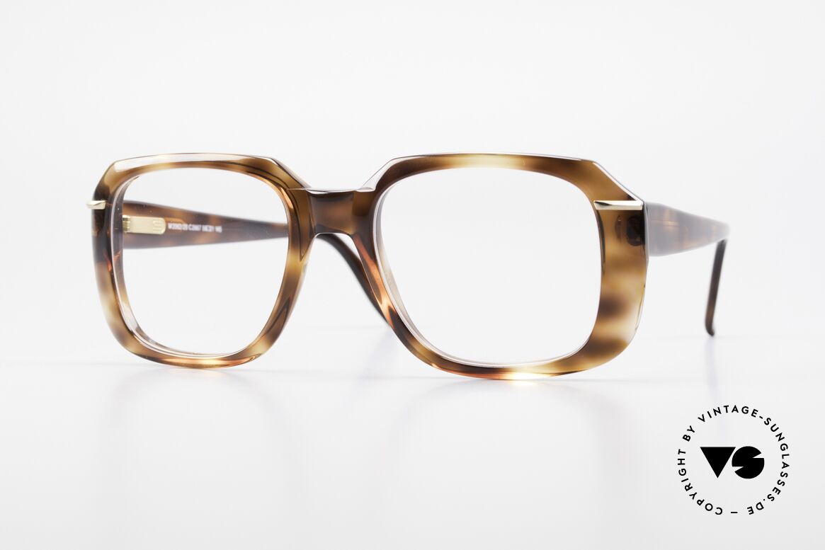 Silhouette M2062 Echt 80er Old School Brille, massive "Old School" Silhouette vintage Brille, Passend für Herren