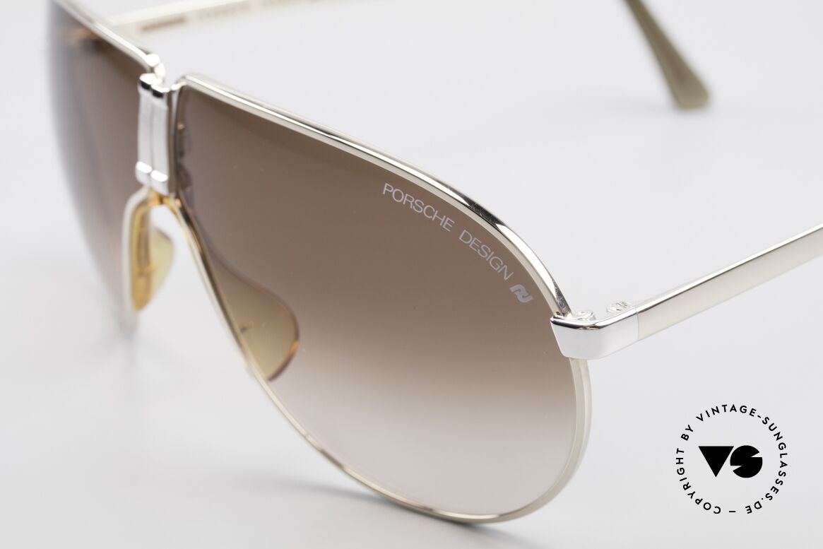 Porsche 5622 80er Luxus Faltsonnenbrille, edles Luxusmodell in absoluter Top-Qualität; 100% UV, Passend für Herren