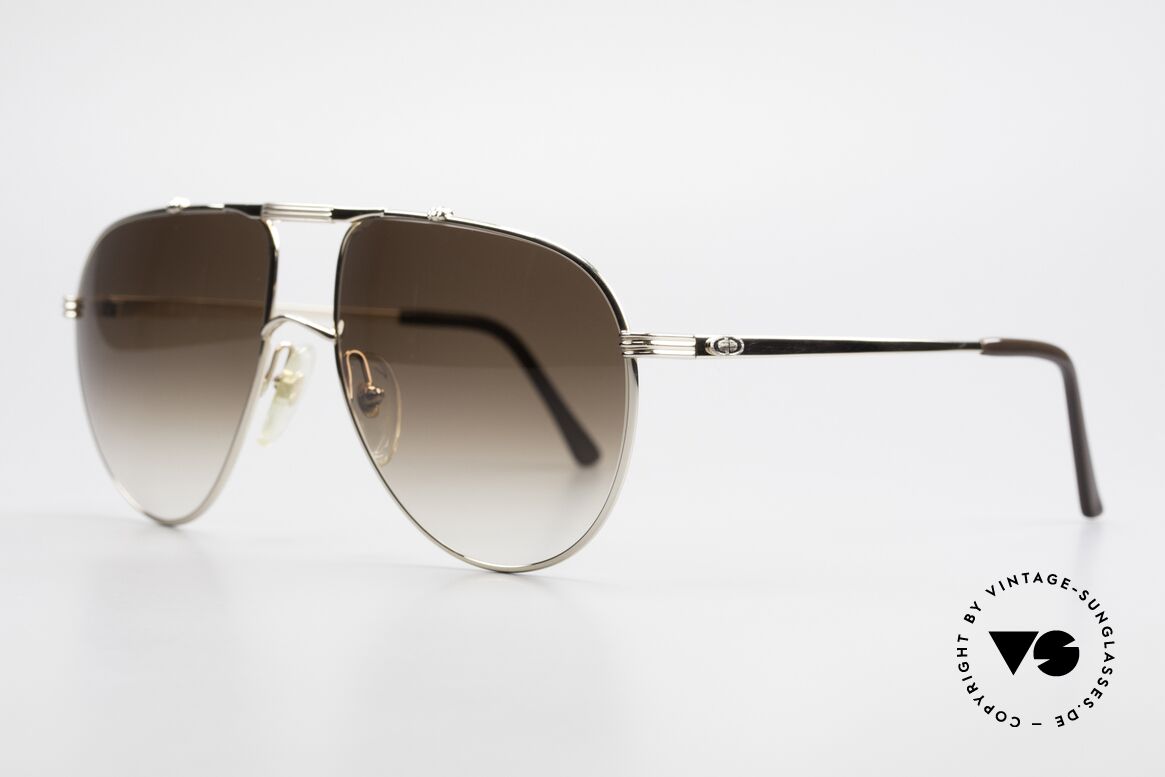 Christian Dior 2248 XL 80er Herren Sonnenbrille, klassische Pilotenform in XL-Gr. 60-17 (145mm breit), Passend für Herren