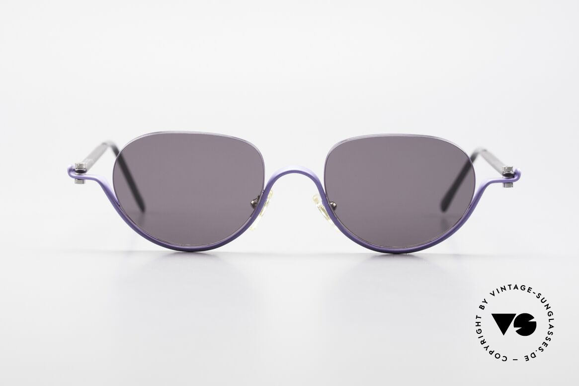 ProDesign No8 Gail Spence Designer Brille, vintage Aluminium Fassung im Gail Spence Design, Passend für Damen