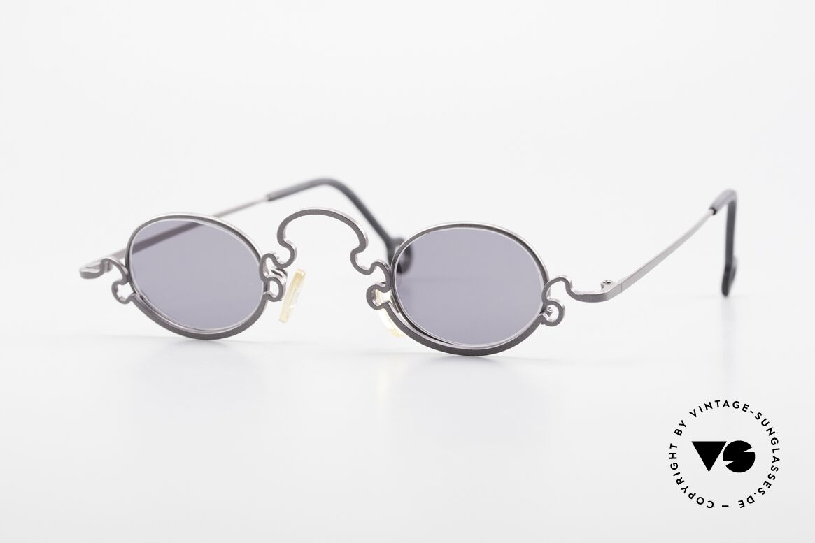 Theo Belgium Puzzle Spaghetti Sonnenbrille 90er, Theo Belgium: die eigenwilligste Brillenmarke, weltweit, Passend für Damen
