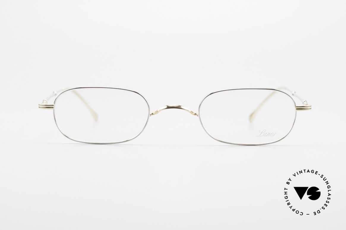 Lunor Telescopic 403 BC Feine Ausziehbare Herrenbrille, LUNOR = französisch für "Lunette d’Or" (Goldbrille), Passend für Herren