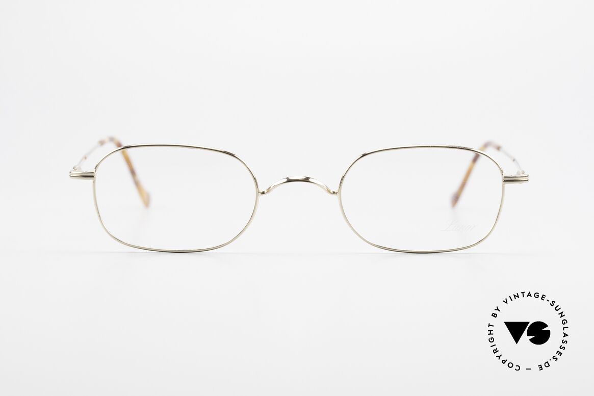 Lunor 322 Klassische Vintage Brille 90er, LUNOR = französisch für "Lunette d’Or" (Goldbrille), Passend für Herren und Damen