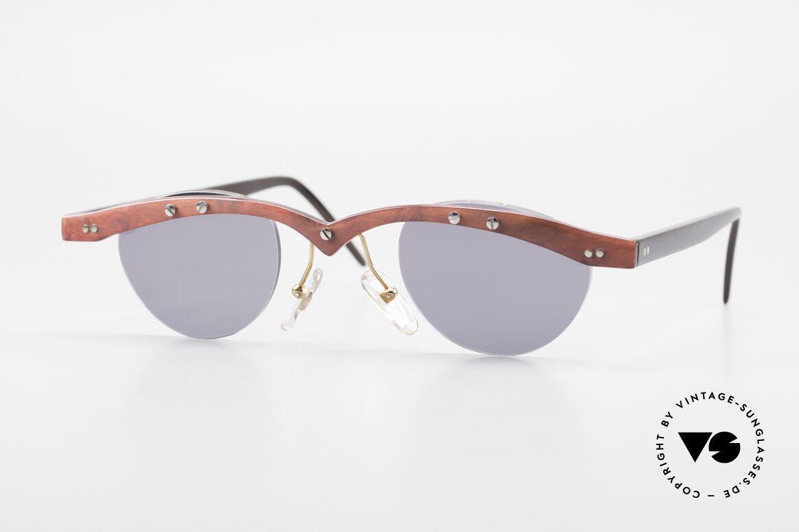 Theo Belgium Gamma Büffelhorn Sonnenbrille 90er, Theo Belgium: die eigenwilligste Brillenmarke, weltweit, Passend für Herren und Damen