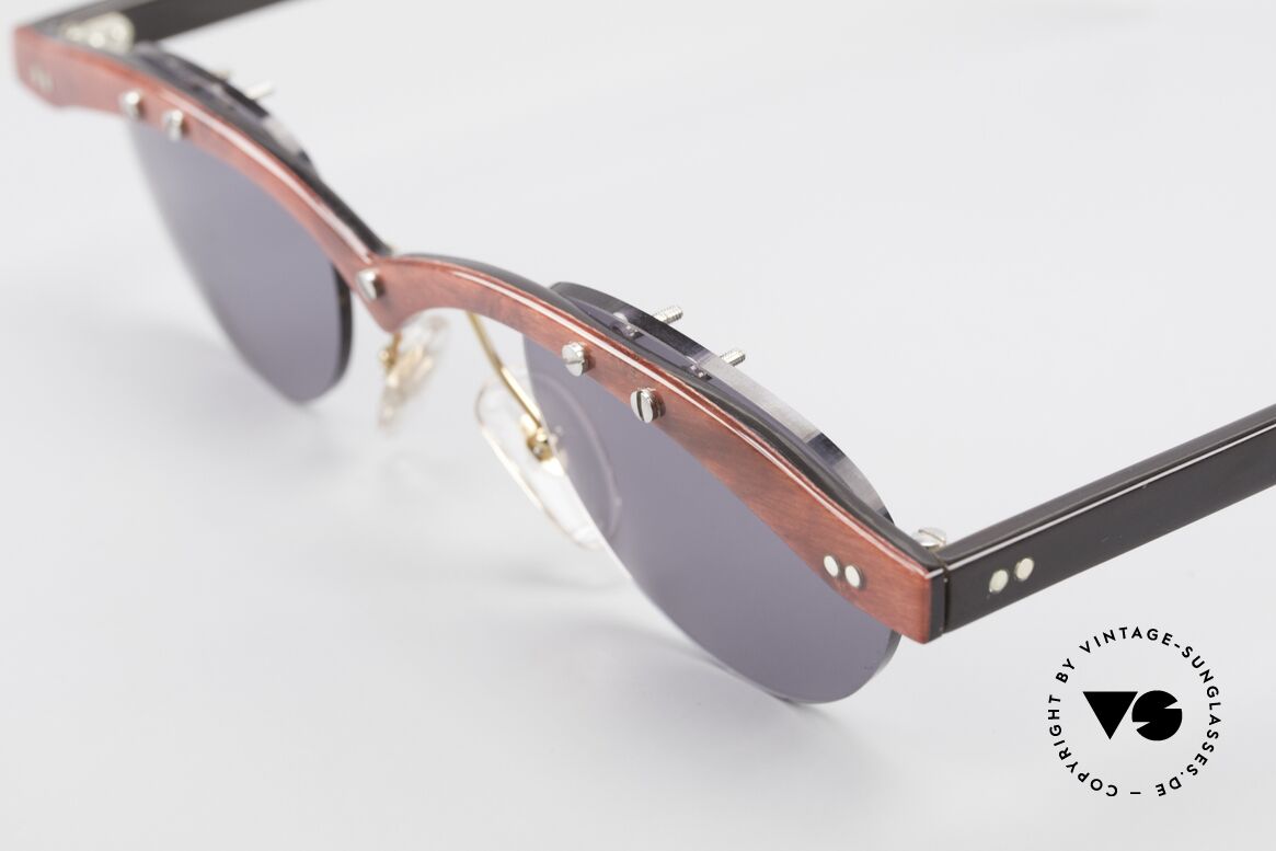 Theo Belgium Gamma Büffelhorn Sonnenbrille 90er, die 1. Theo Serie "Balkenbril" wurde aus Horn gerfertigt, Passend für Herren und Damen