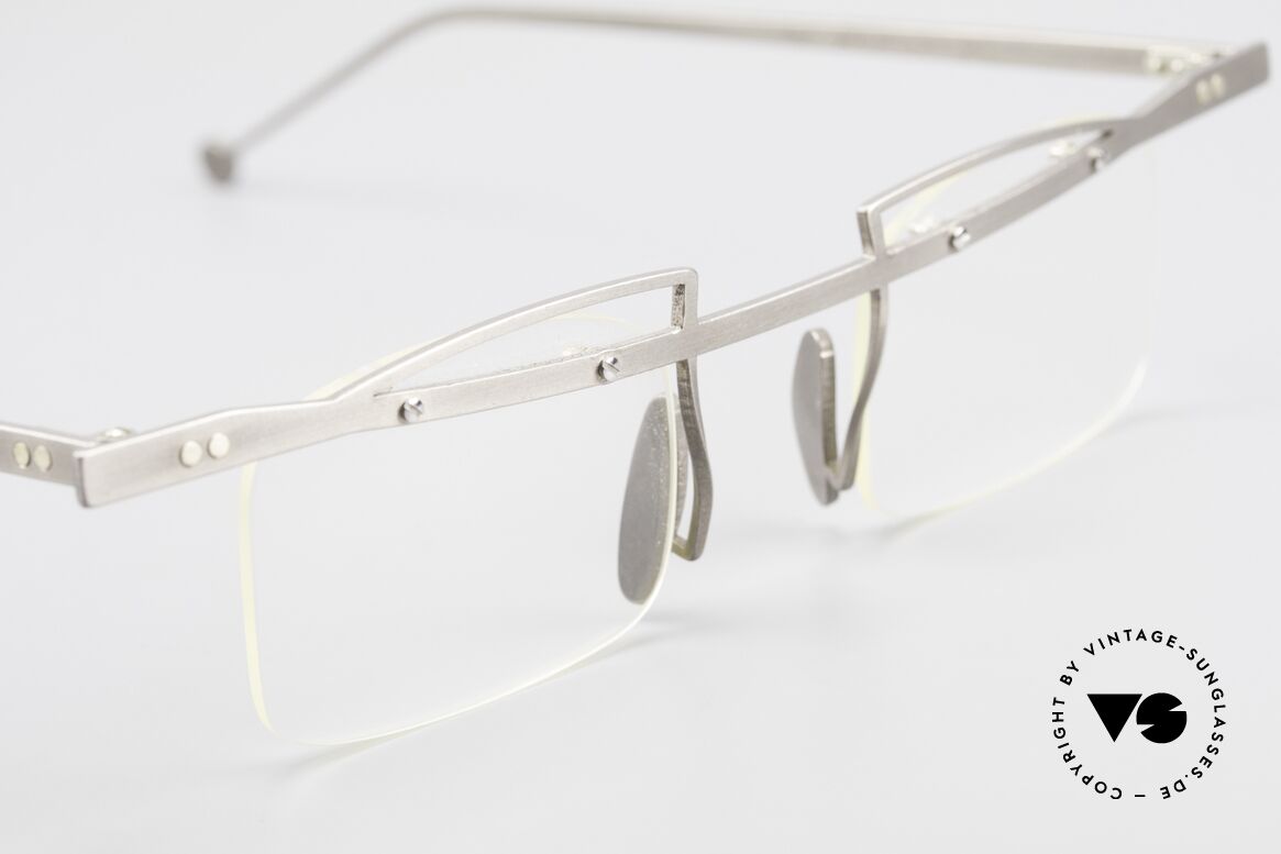 Rosenberger Franca Titan Brille Made in Bayern, ungetragenes Einzelstück aus den frühen 90er Jahren, Passend für Herren und Damen