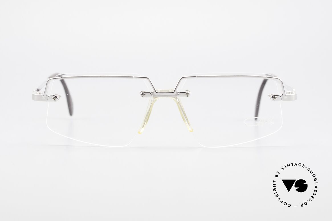 Cazal 742 Randlose Cazal Herren Brille, markante CAZAL Designerbrille der 1990er Jahre, Passend für Herren