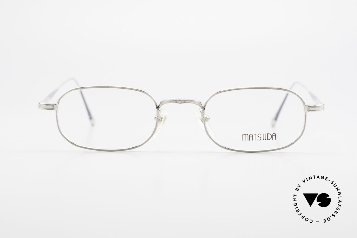 Matsuda 10108 90er Herrenbrille High End, unglaublich hochwertige Fassung mit Liebe zum Detail, Passend für Herren