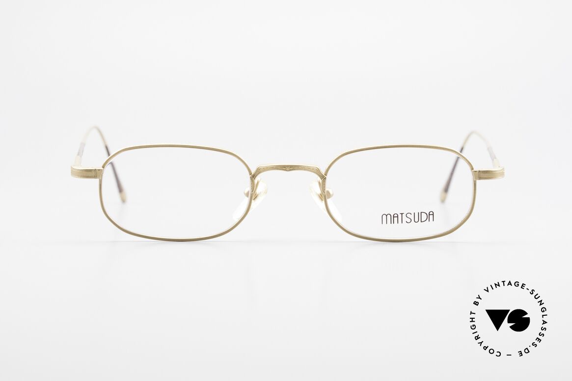 Matsuda 10108 Herrenbrille 90er High End, VINTAGE Matsuda Brille 10108 aus den frühen 1990ern, Passend für Herren