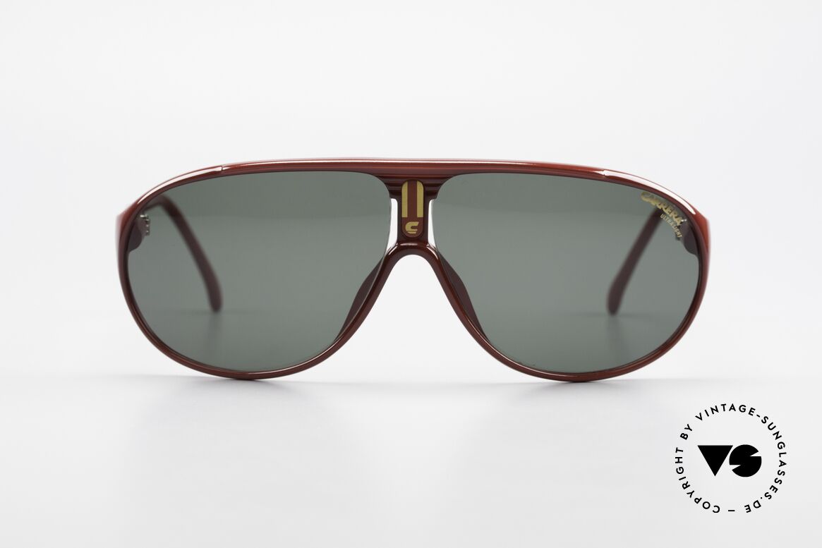 Carrera 5412 Brille 3 Paar Wechselgläser, einfach geniale 80er vintage Sonnenbrille von Carrera, Passend für Herren und Damen