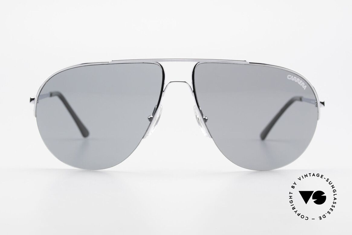 Carrera 5589 80er Aviator Sonnenbrille L, Halbrahmen für hohen Tragekomfort (sehr leicht), Passend für Herren