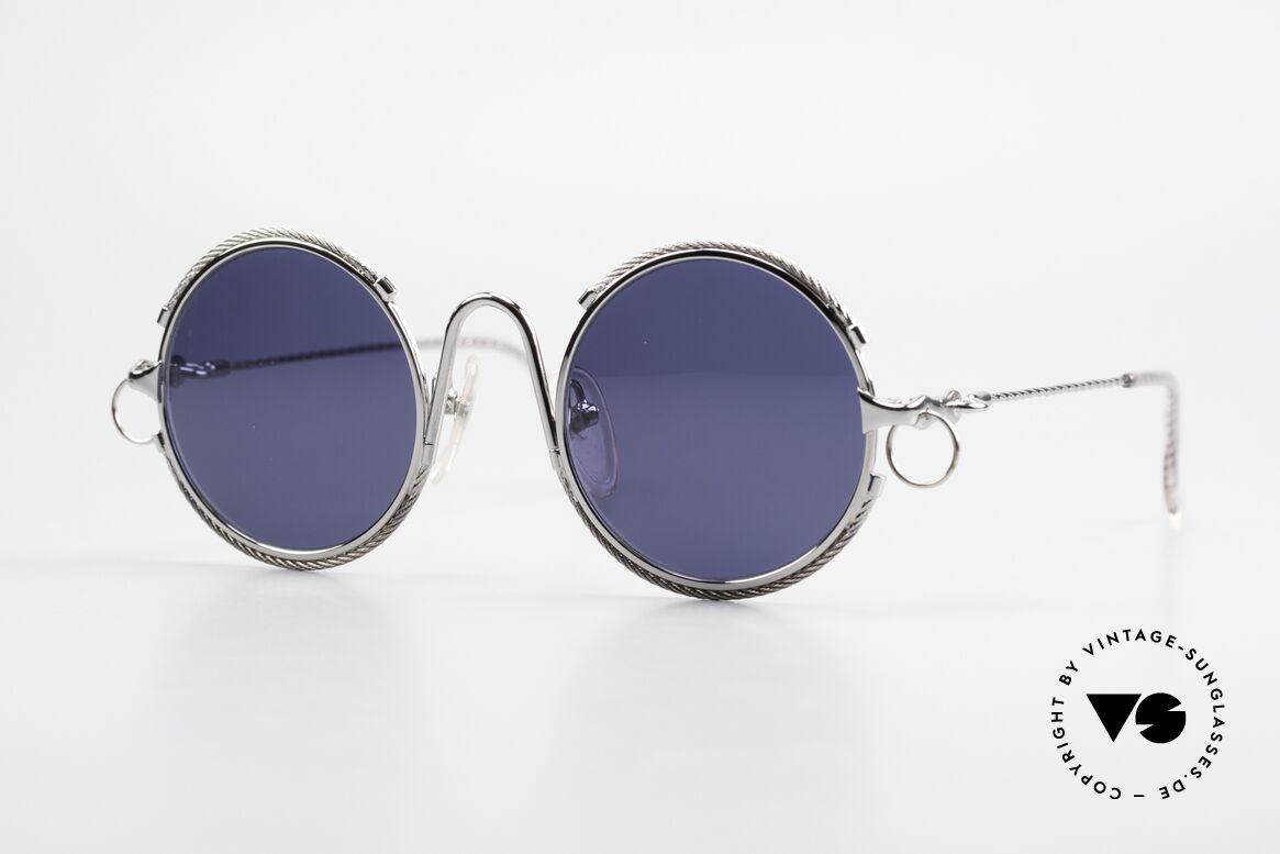 Jean Paul Gaultier 56-0176 Rihanna Piercing Sonnenbrille, einfallsreiche J.P. GAULTIER Designersonnenbrille, Passend für Herren und Damen