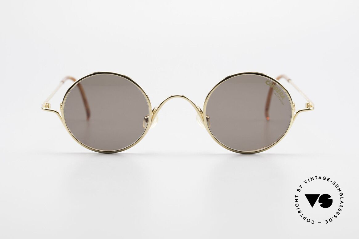 Carrera 5566 Runde Vintage Sonnenbrille, kleine, runde Carrera vintage Unisex-Sonnenbrille, Passend für Herren und Damen