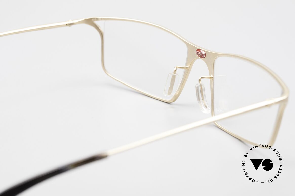 Bugatti 353 Odotype Herren Vintage Luxus Brille, ein circa 15 Jahre altes Einzelstück; ungetragen, Passend für Herren