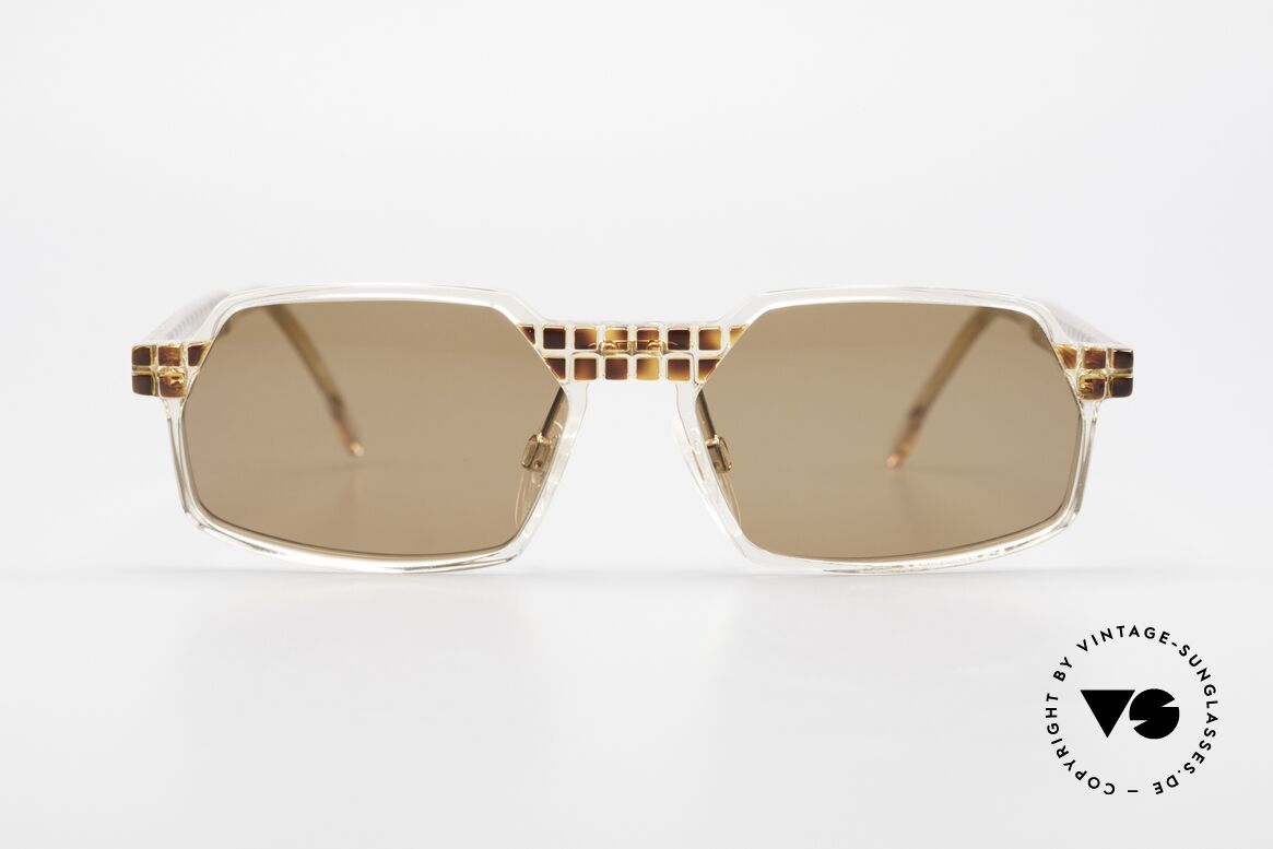 Cazal 511 Limited 90er Sonnenbrille Oval, seltene vintage Brille der Cazal Crystal 500er Serie, Passend für Herren und Damen