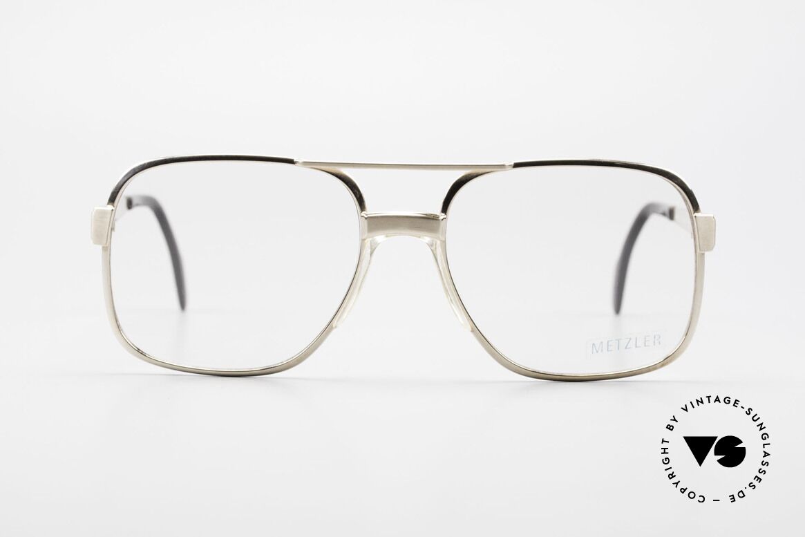 Metzler 0768 Helmut Kohl Vintage Brille, original METZLER Brillenfassung aus den 80ern, Passend für Herren
