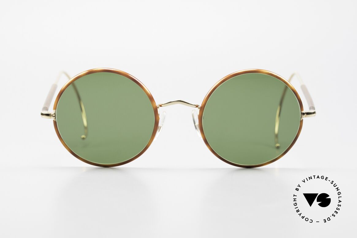 Savile Row Round 49/20 14kt Gold-Filled Gold Doublé, 'The Savile Row Collection' von ALGHA, UK Optical, Passend für Herren