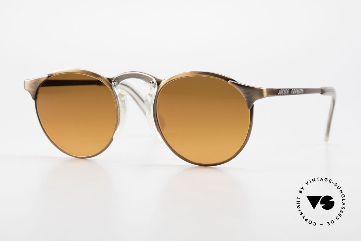 Jean Paul Gaultier 57-0174 Rare 90er Panto Sonnenbrille, Premium-Sonnenbrille der Junior Gaultier Serie, Passend für Herren