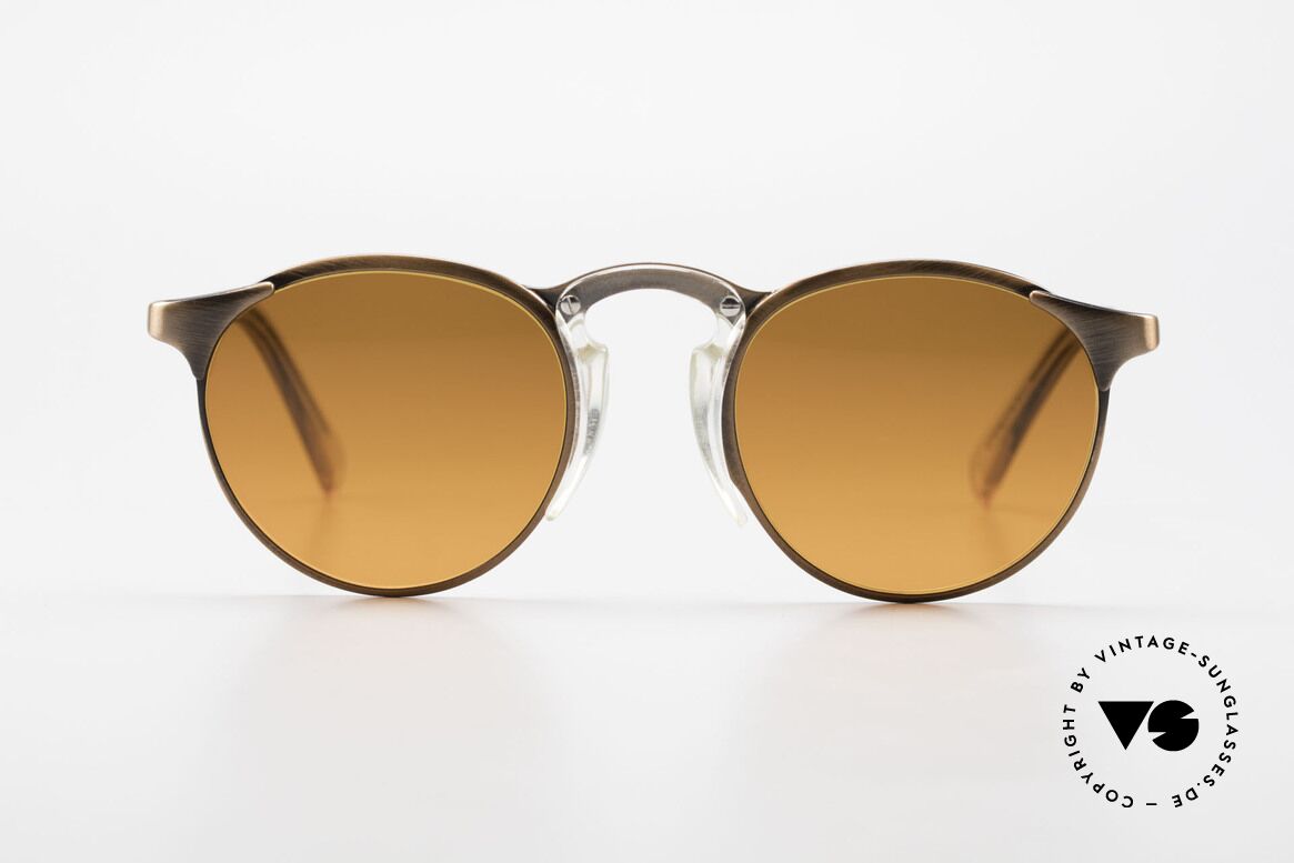 Jean Paul Gaultier 57-0174 Rare 90er Panto Sonnenbrille, klassische Pantoform veredelt als Designerstück, Passend für Herren