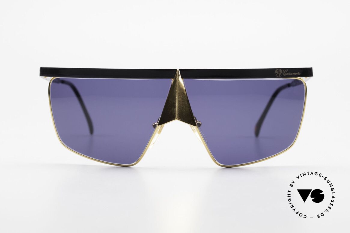 Casanova FC10 24kt Nasenbrille Sonnenbrille, interessante Casanova NasenBrille von circa 1985, Passend für Herren und Damen