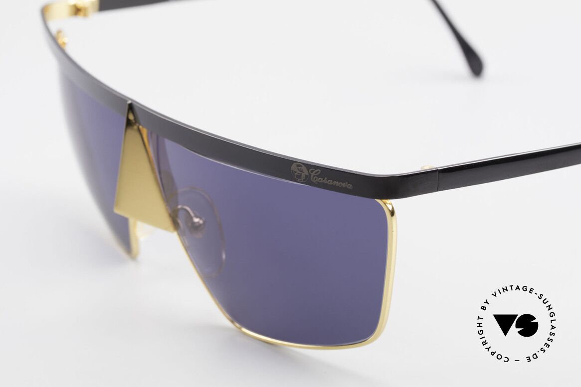 Casanova FC10 24kt Nasenbrille Sonnenbrille, das Rahmendesign ist ähnlich der Karnevalsmasken, Passend für Herren und Damen
