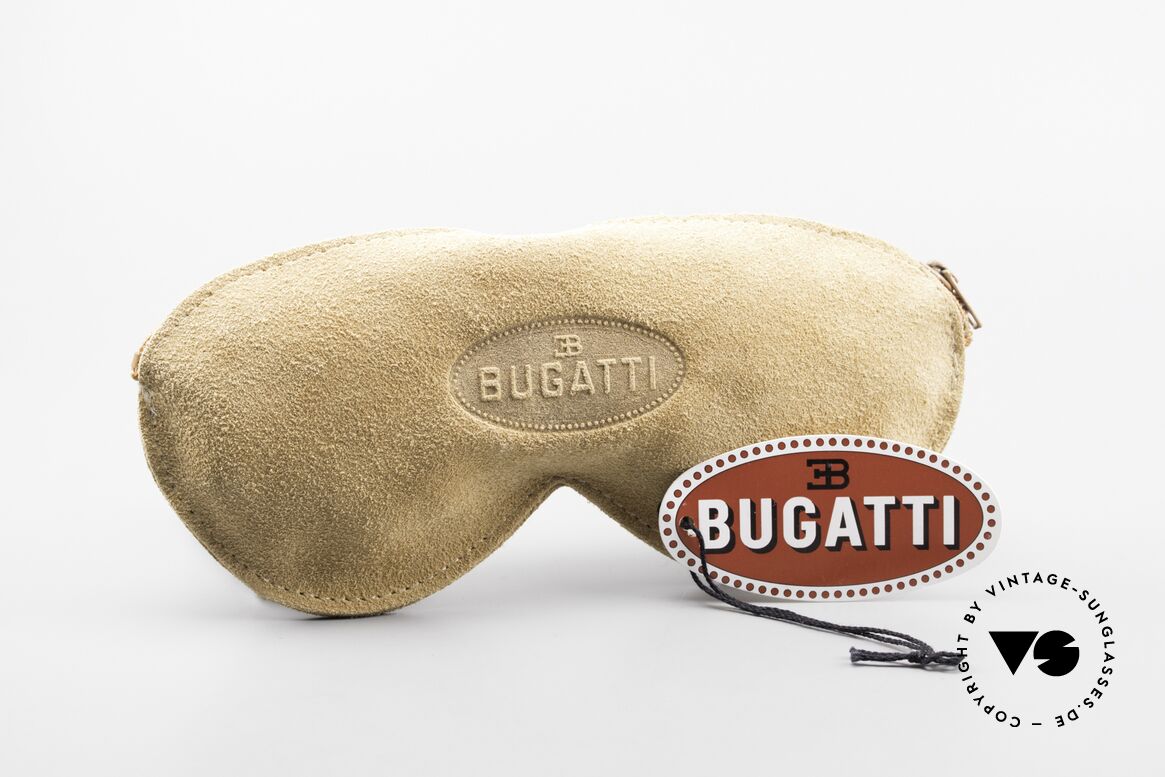Bugatti 65987 Vintage Brille Mit Sonnenclip, Größe: large, Passend für Herren