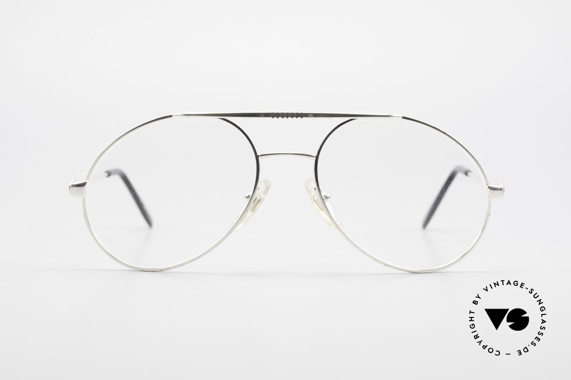 Bugatti 65996 Vintage Brille Mit Sonnenclip, KEINE Retrosonnenbrille; ein Original von 1986, Passend für Herren