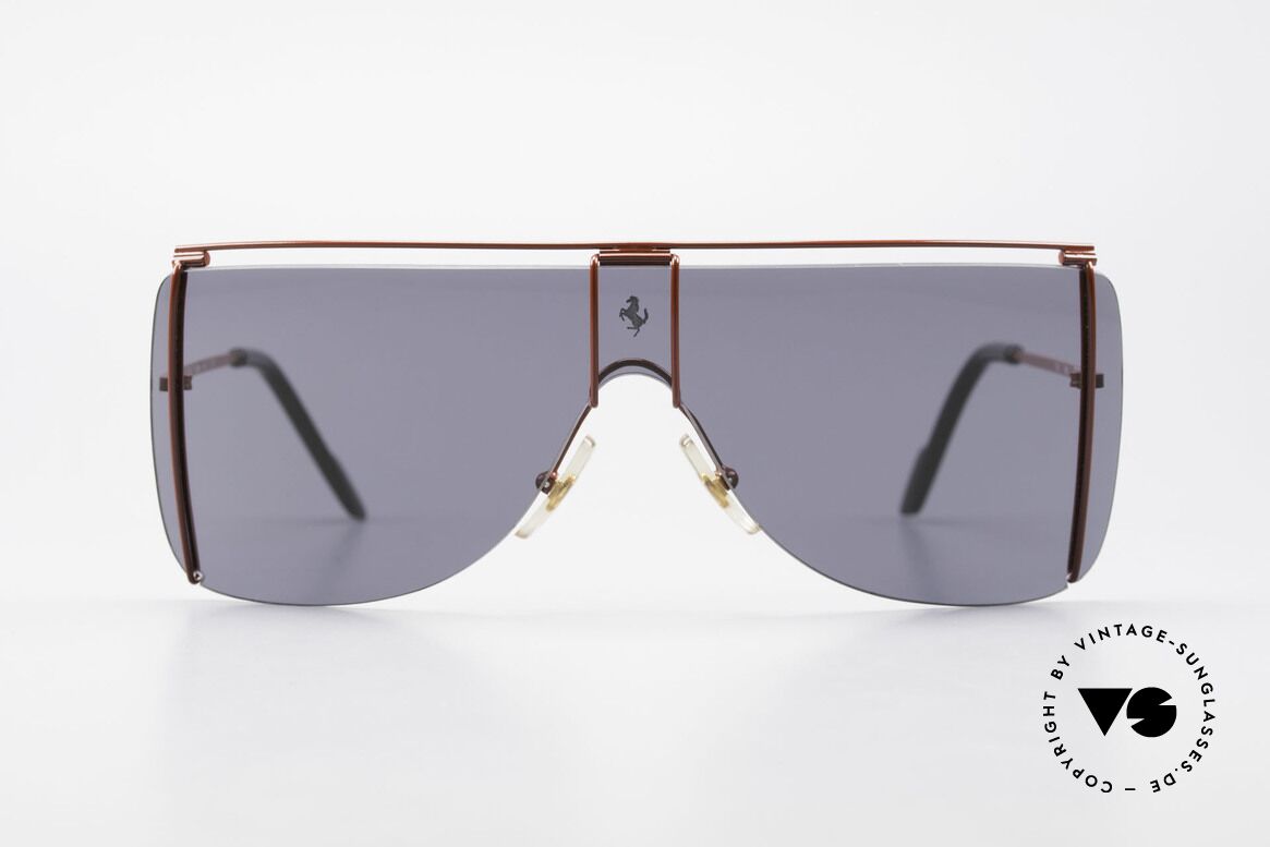Ferrari F20/S Kylie Jenner Luxus Sonnenbrille, 90er Luxus Sport-Sonnenbrille von Ferrari, Passend für Herren und Damen