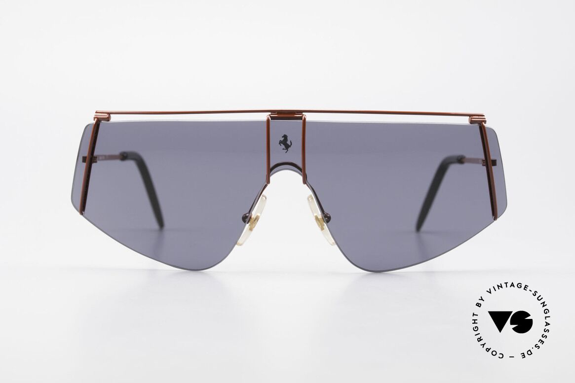 Ferrari F15/S 90er Luxus Sport Sonnenbrille, 90er Luxus Sport-Sonnenbrille von Ferrari, Passend für Herren und Damen