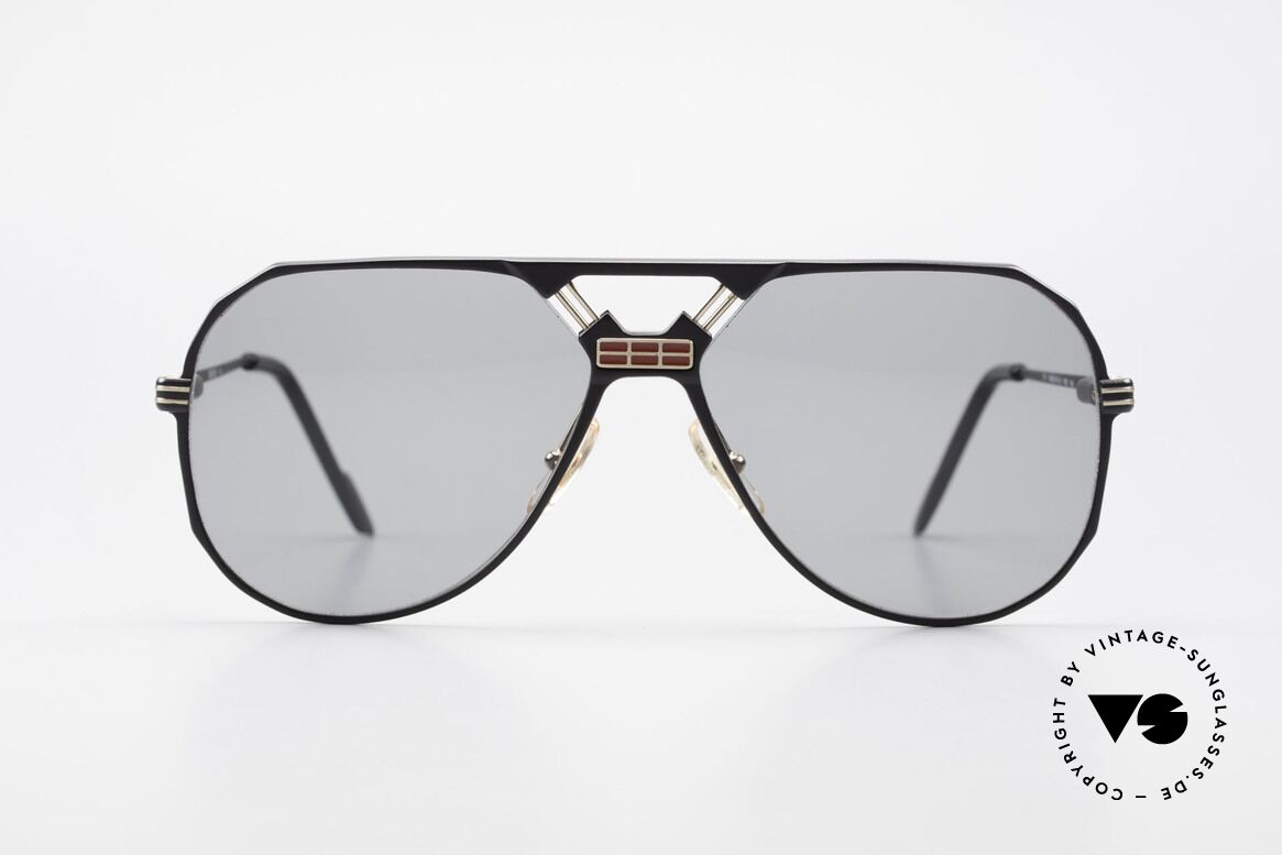 Ferrari F23/S Sport Aviator Sonnenbrille, sehr maskuline 90er Pilotensonnenbrille von Ferrari, Passend für Herren