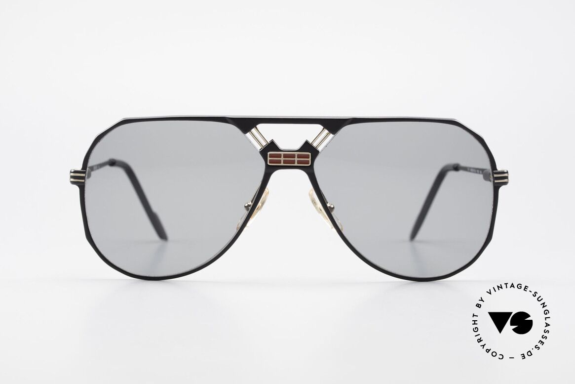 Ferrari F23/S Sport Aviator Sonnenbrille, ideale Passform durch Federscharniere; Top-Qualität, Passend für Herren