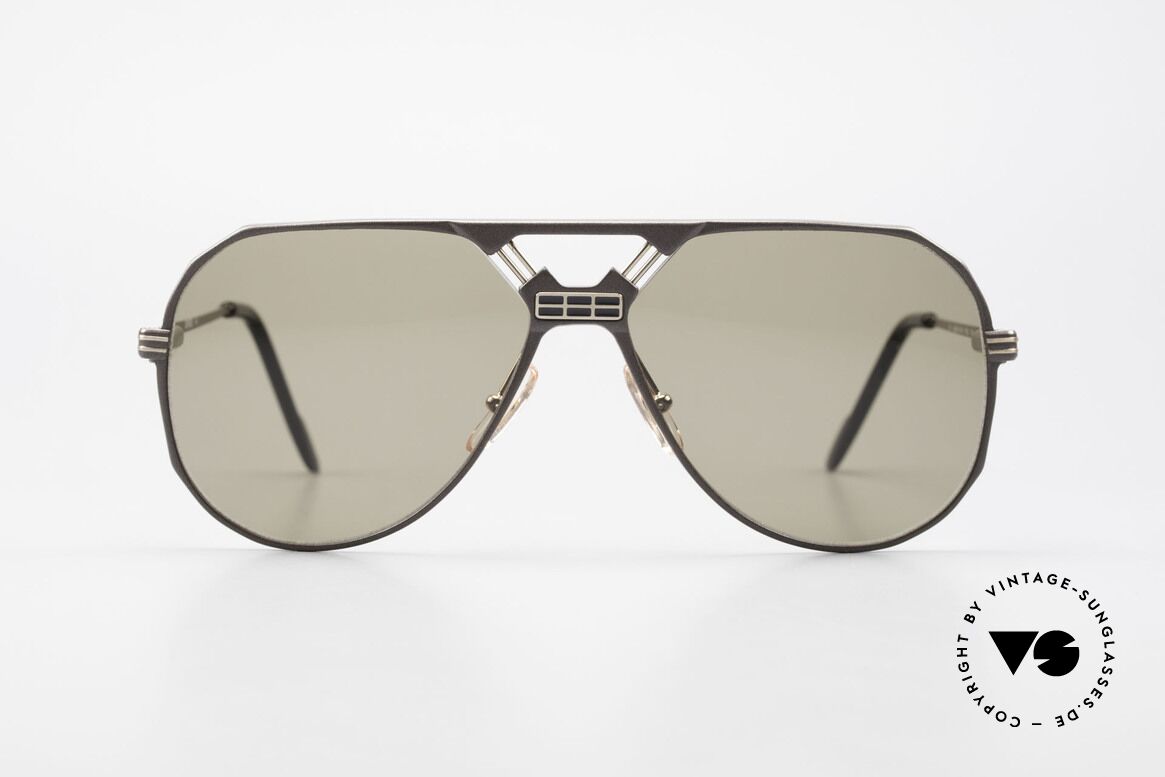 Ferrari F23/S Aviator Sport Sonnenbrille, sehr maskuline 90er Pilotensonnenbrille von Ferrari, Passend für Herren
