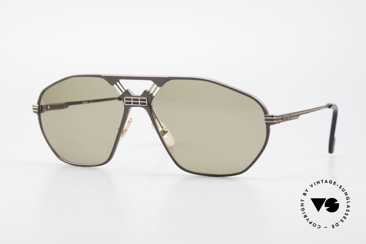 Ferrari F22/S XL Luxus Sonnenbrille Herren, luxuriöse Ferrari vintage Sonnenbrille der 1990er, Passend für Herren