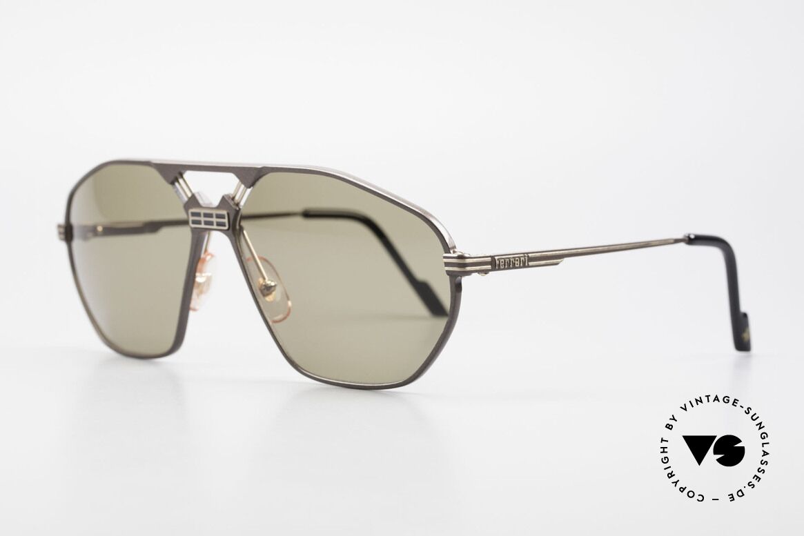 Ferrari F22/S XL Luxus Sonnenbrille Herren, modifizierte "Aviator-Brille" mit Federscharnieren, Passend für Herren