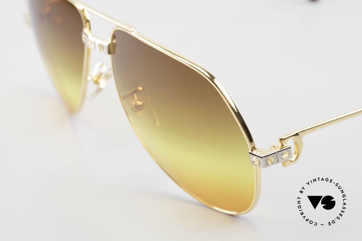 Cartier Vendome Santos - M Unikat Sammler Sonnenbrille, u.a. getragen von Christopher Walken (James Bond, 85), Passend für Herren und Damen