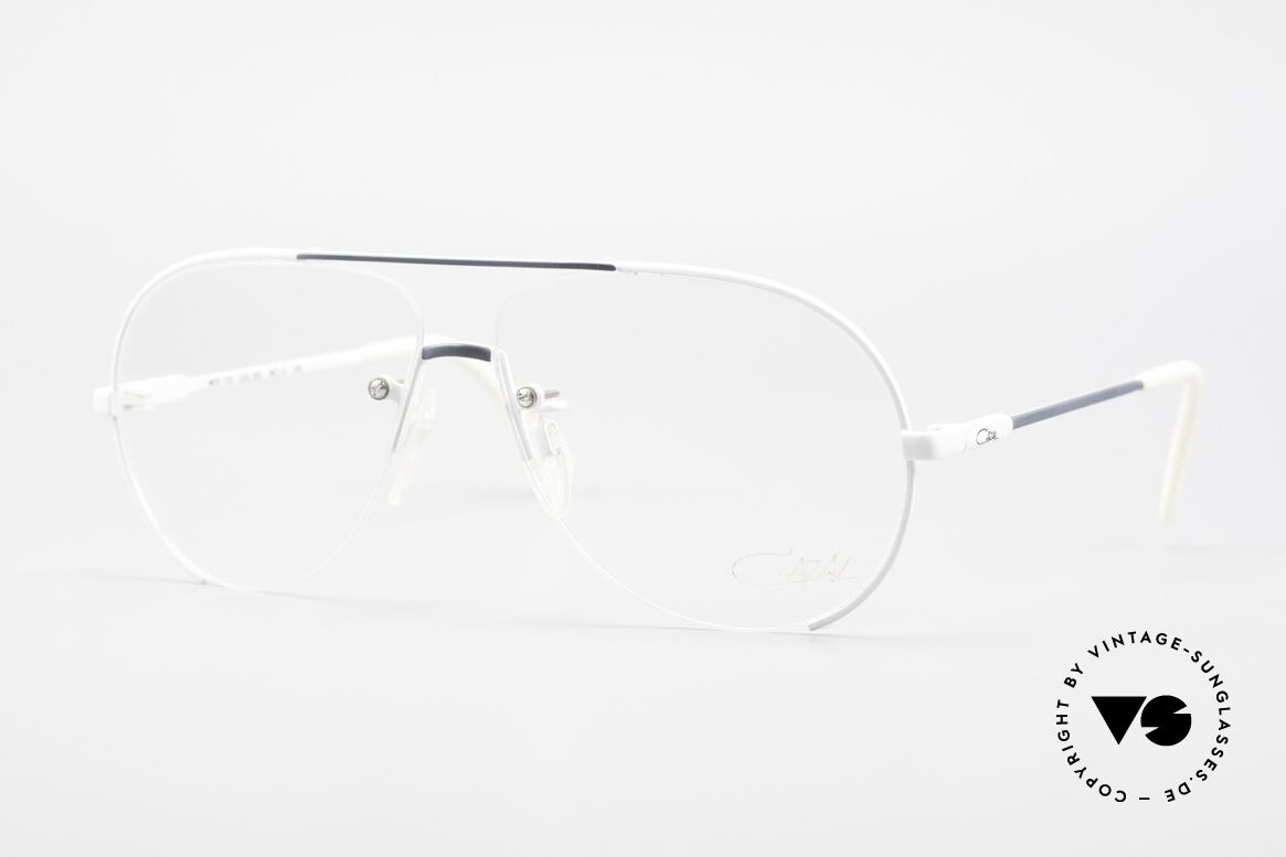 Cazal 723 80er Pilotenbrille Randlos, seltene vintage Cazal Herrenfassung von ca. 1986, Passend für Herren
