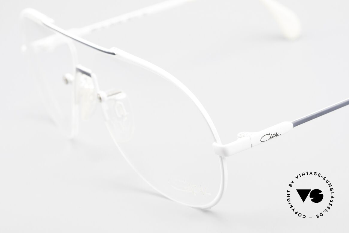 Cazal 723 80er Pilotenbrille Randlos, mal etwas ganz anderes (charakteristisch CAZAL), Passend für Herren