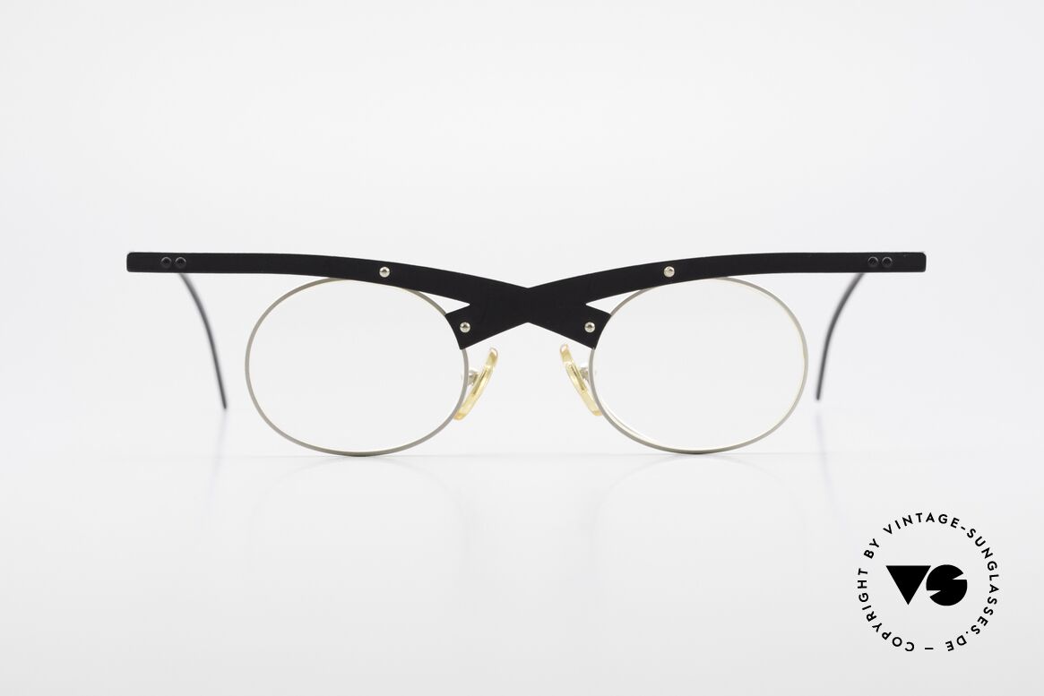 Theo Belgium Hio 11S Verrückte 90er Vintage Brille, 'Theo' bekannt als Gegenpol zum üblich 'Mainstream', Passend für Herren und Damen
