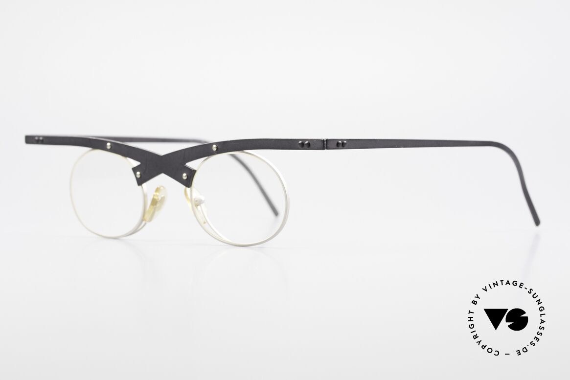 Theo Belgium Hio 11S Verrückte 90er Vintage Brille, gemacht für die 'Avantgarde' und für Individualisten, Passend für Herren und Damen