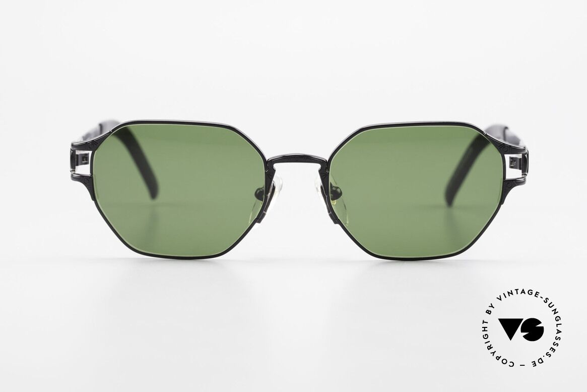 Jean Paul Gaultier 58-4173 Eckige Alte 90er Designerbrille, mit vielen kleinen (subtil) versteckten Details, Passend für Herren und Damen