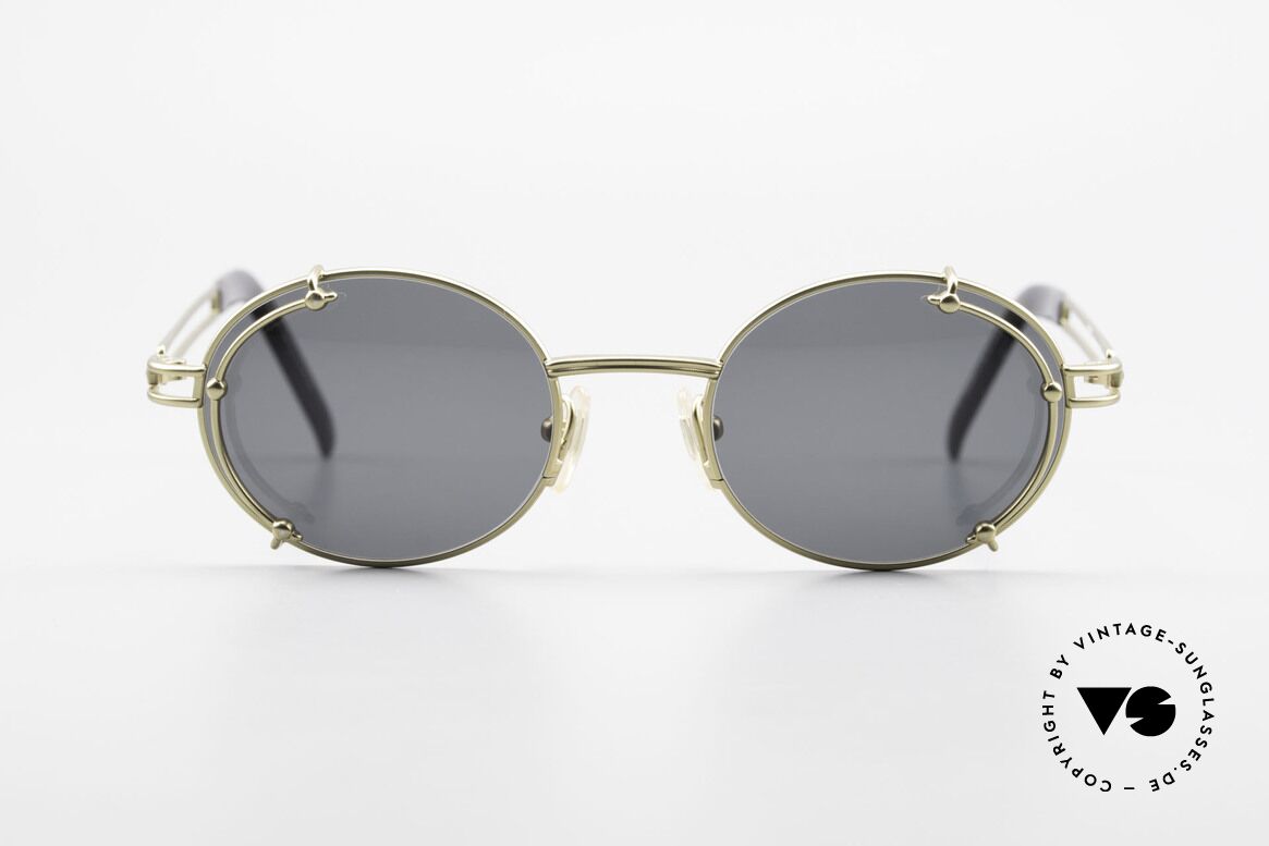 Yohji Yamamoto 52-4107 Designer Sonnenbrille Oval, außergewöhnliche vintage Y. Yamamoto Sonnenbrille, Passend für Herren und Damen