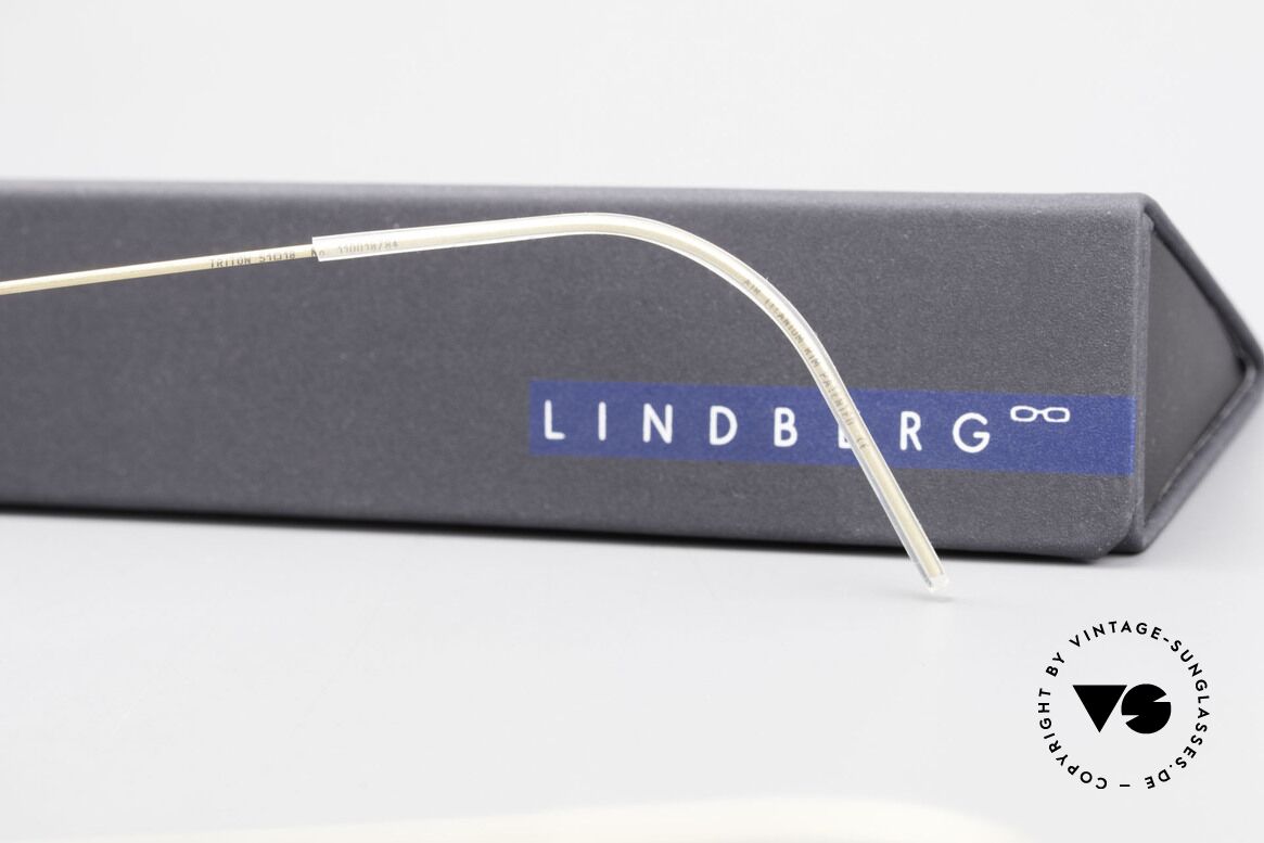 Lindberg Triton Air Titan Rim Titan Brille mit Azetat Inlay, Größe: medium, Passend für Herren
